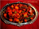tandoori paneer with vegetables