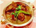 Mutton curry with lemon juice